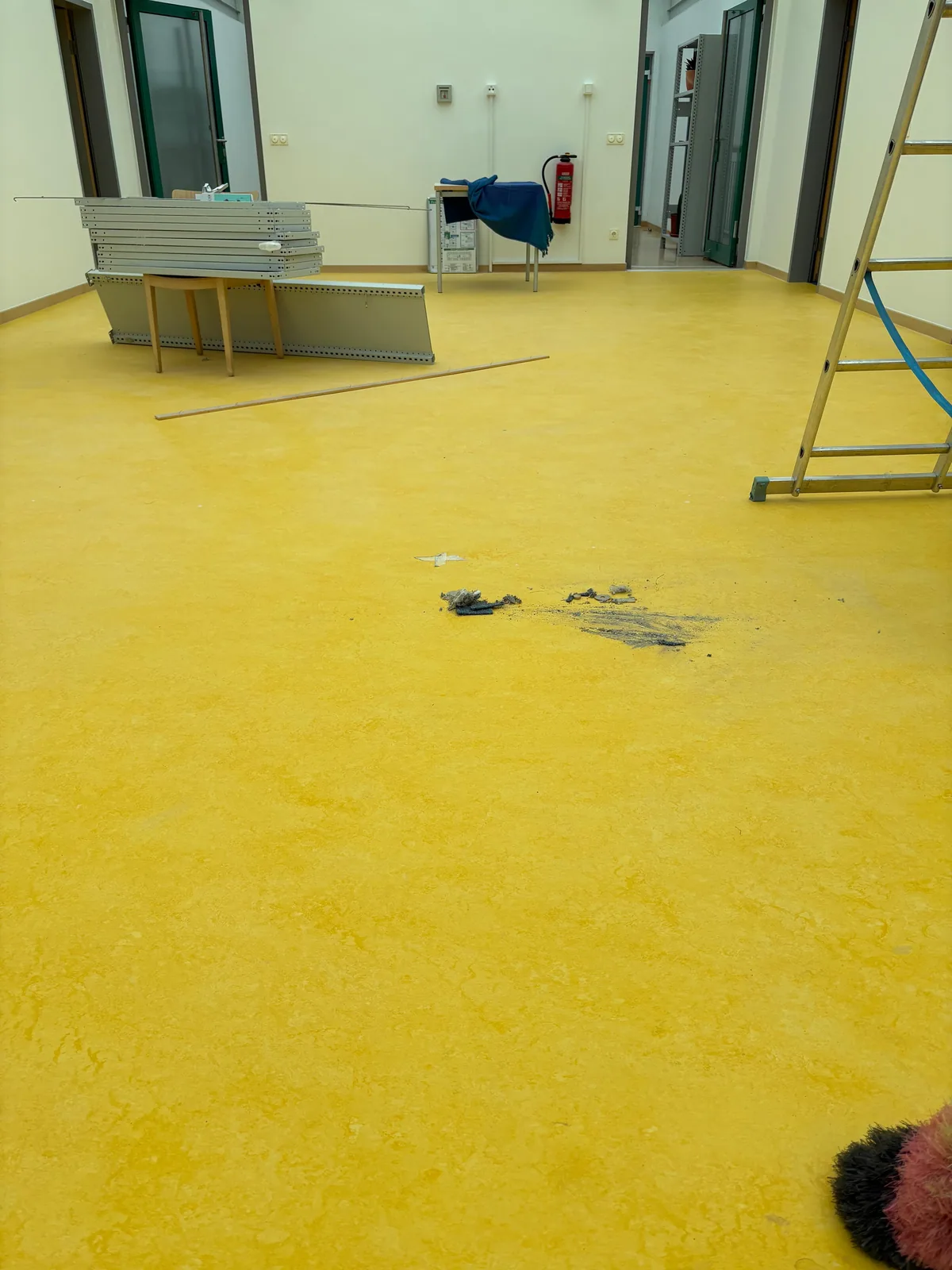 Großraum im Rohzustand