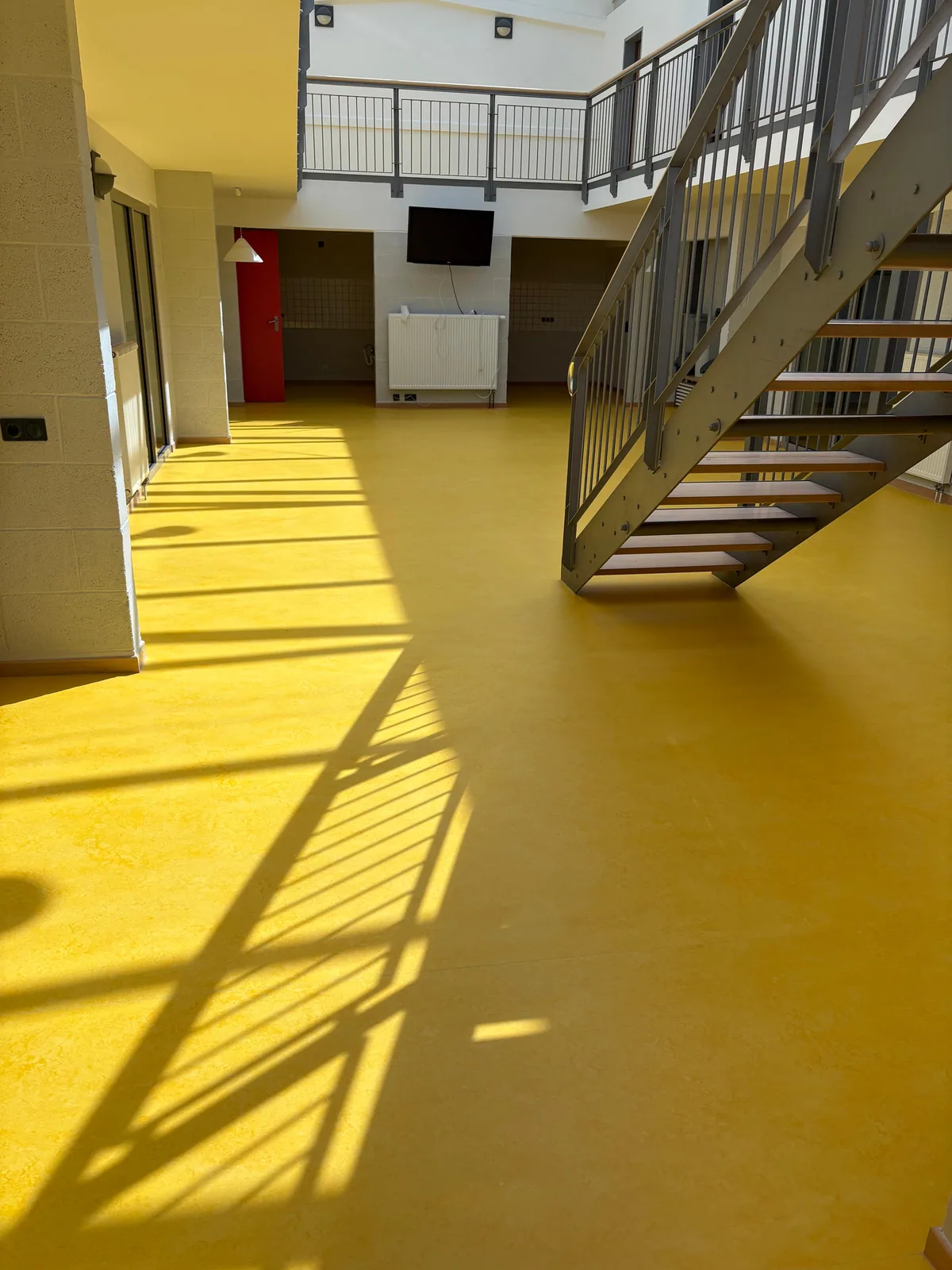 Aufenthaltsraum nach der Reinigung
